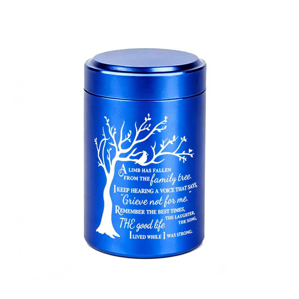 Blue jar 70x45mm