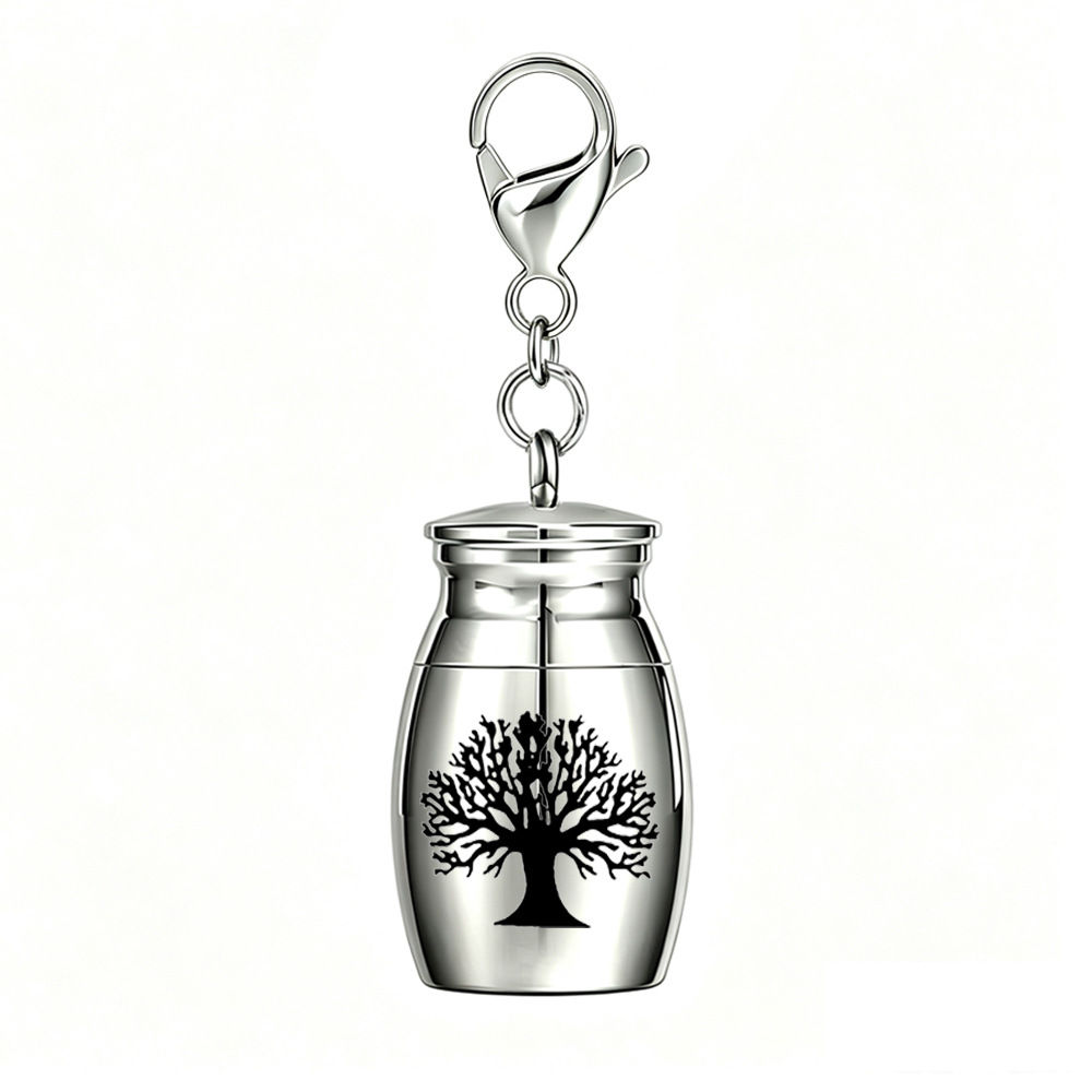 2:Tree of Life Jar 25*16mm Lobster Clasp No. 15