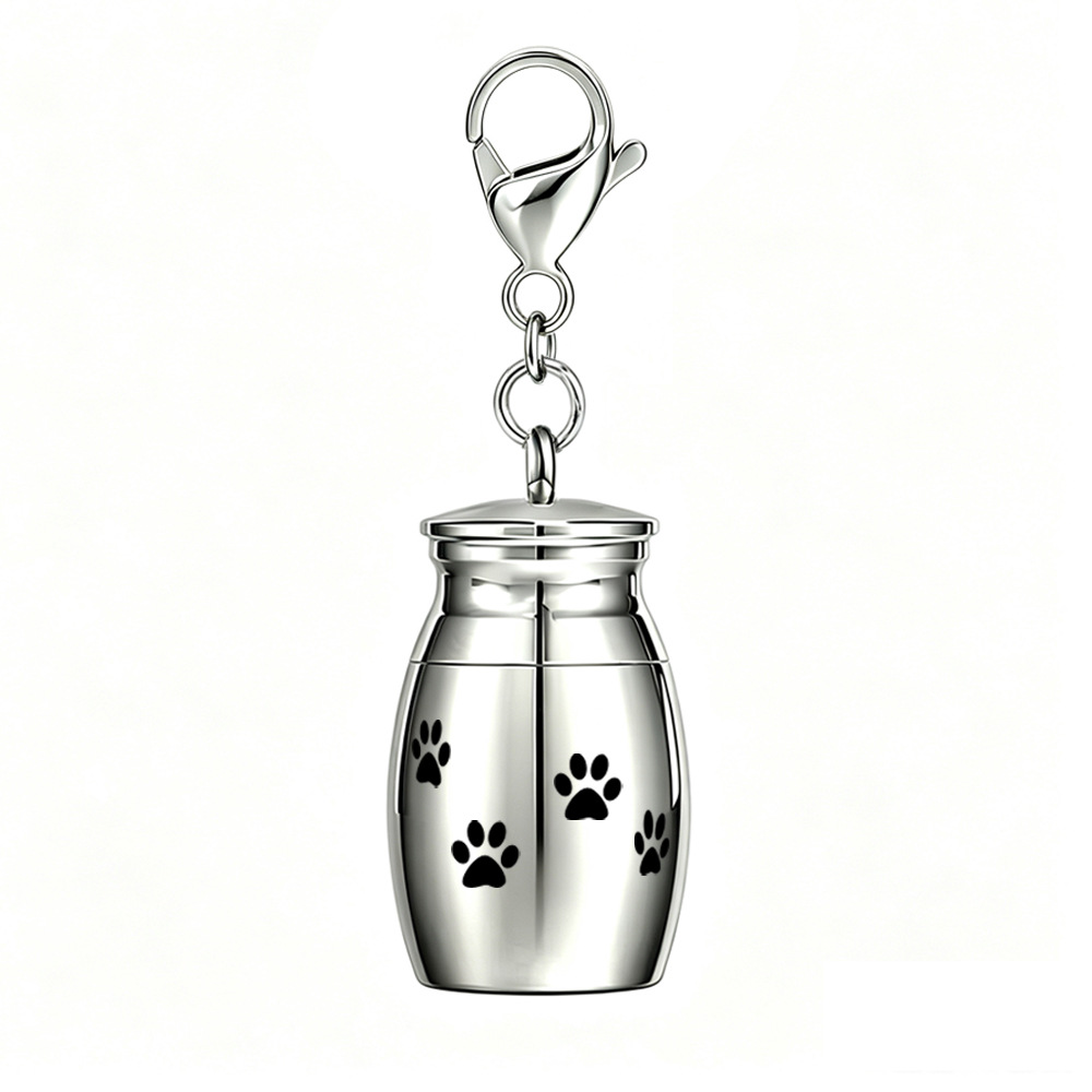 3:Paw print jar 25*16mm lobster clasp No. 15
