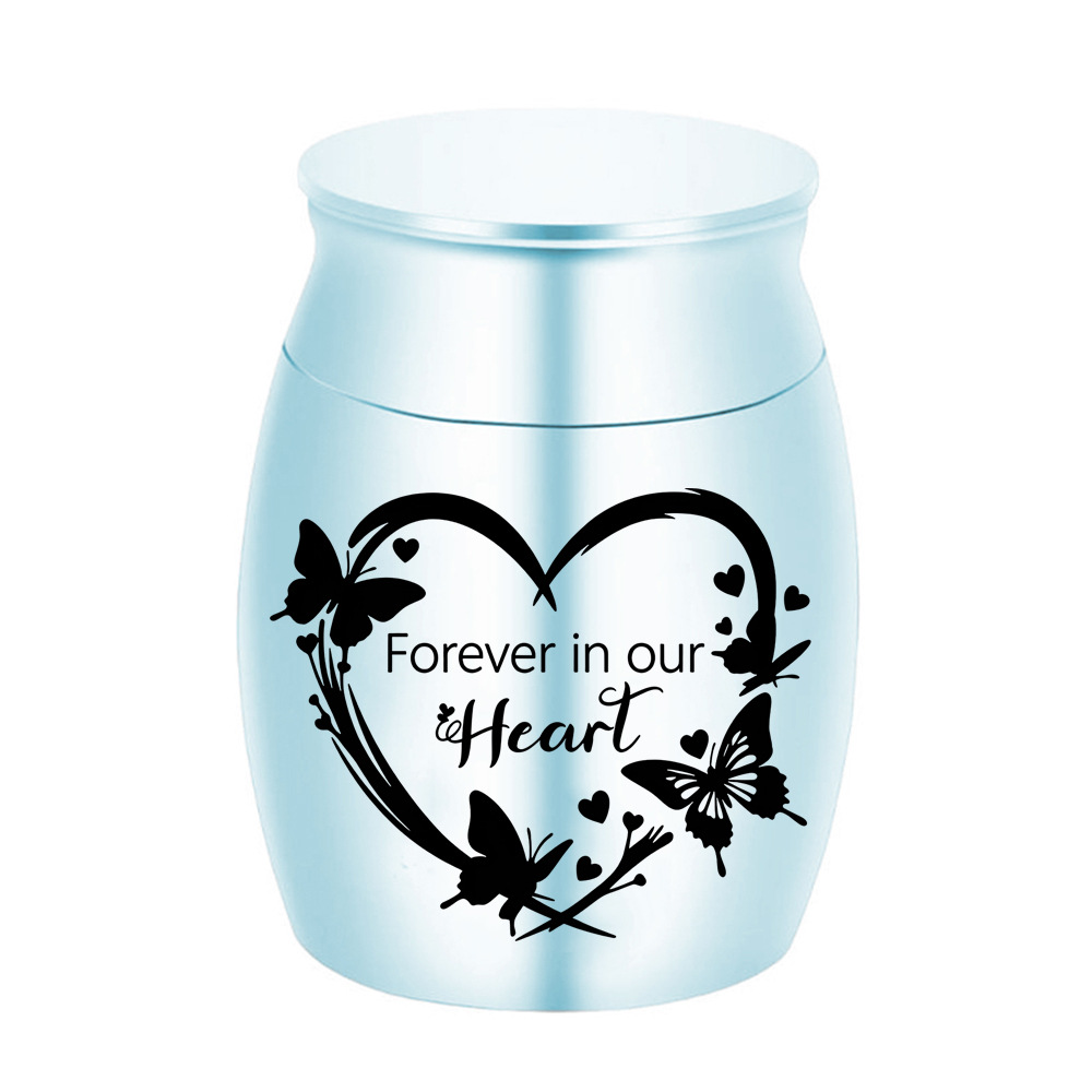 Sky blue jar 30x40mm