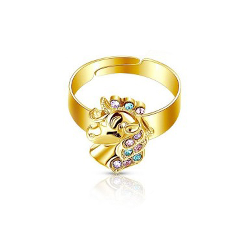 Women's crown unicorn Gold (ring)