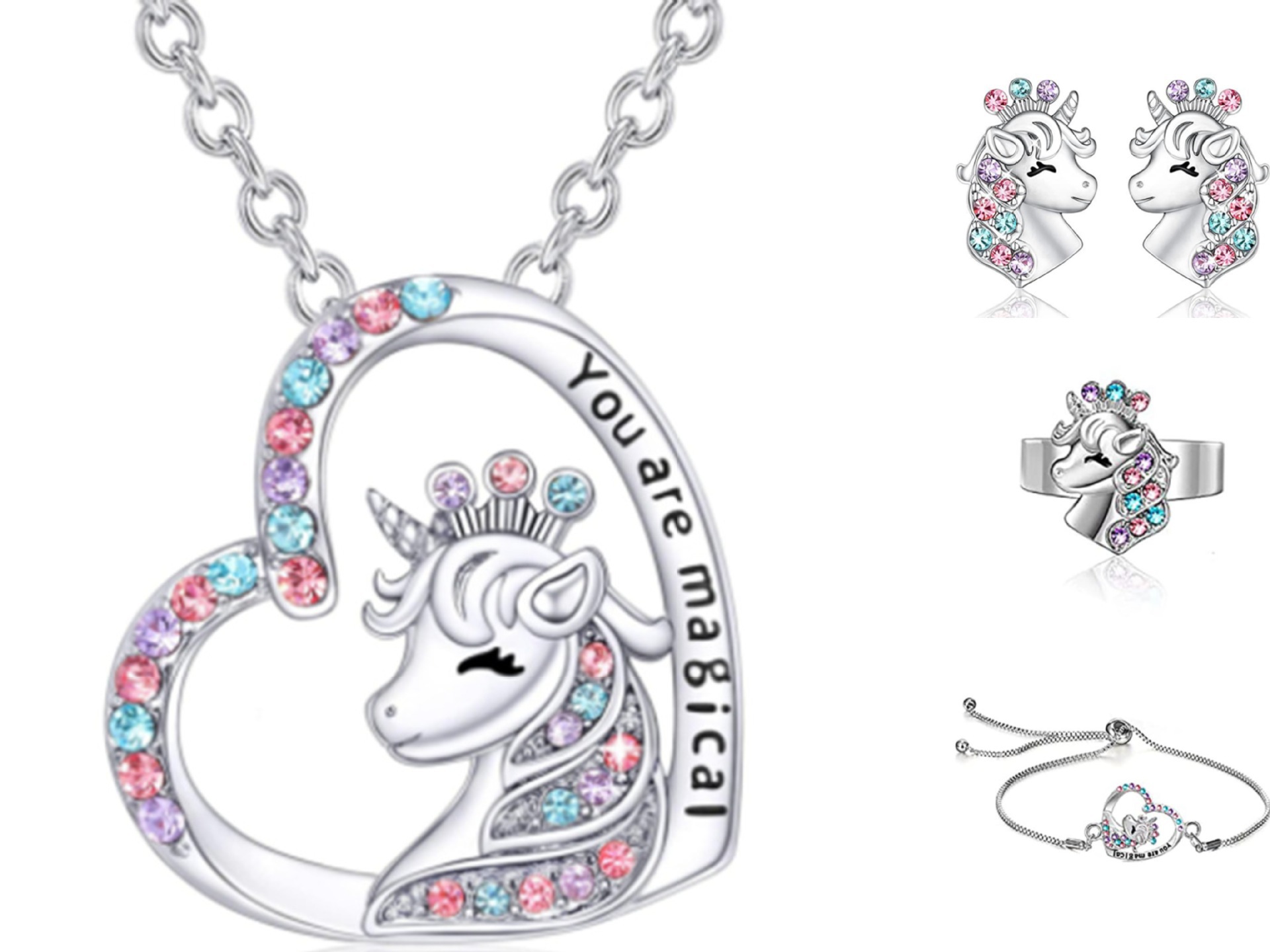 11:Women's crown unicorn Silver (suit)