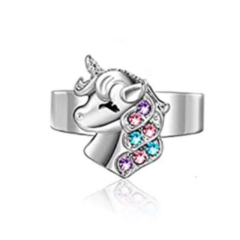 15:Women's unicorn Silver (ring)