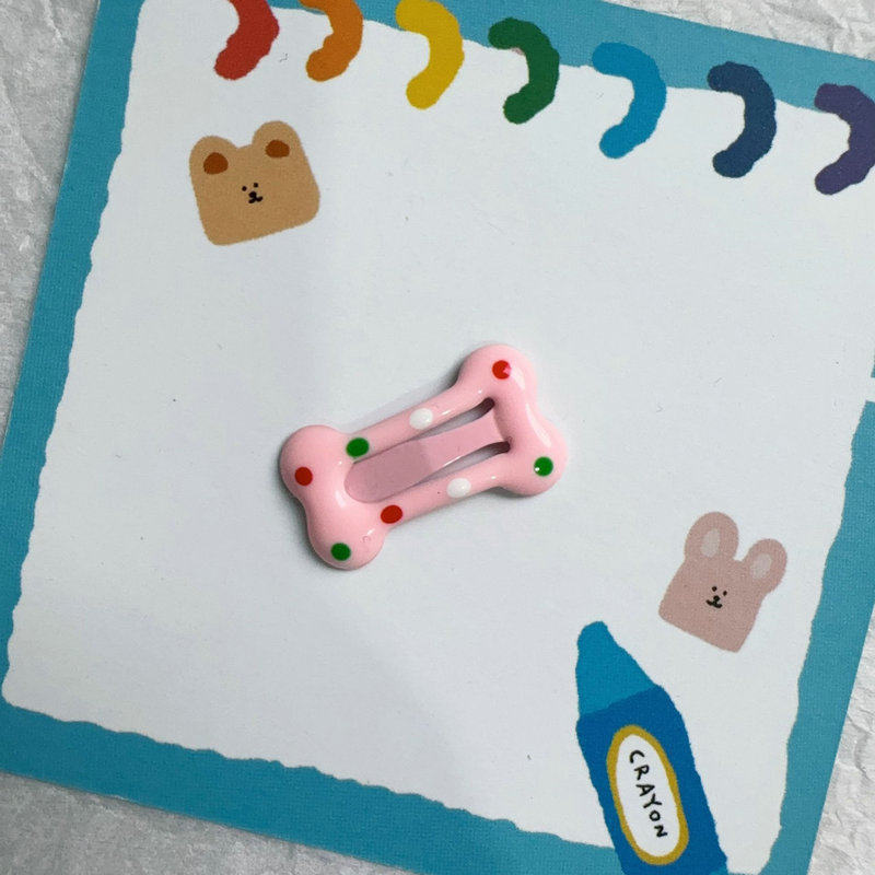 Bone with a hint of pink 3cm