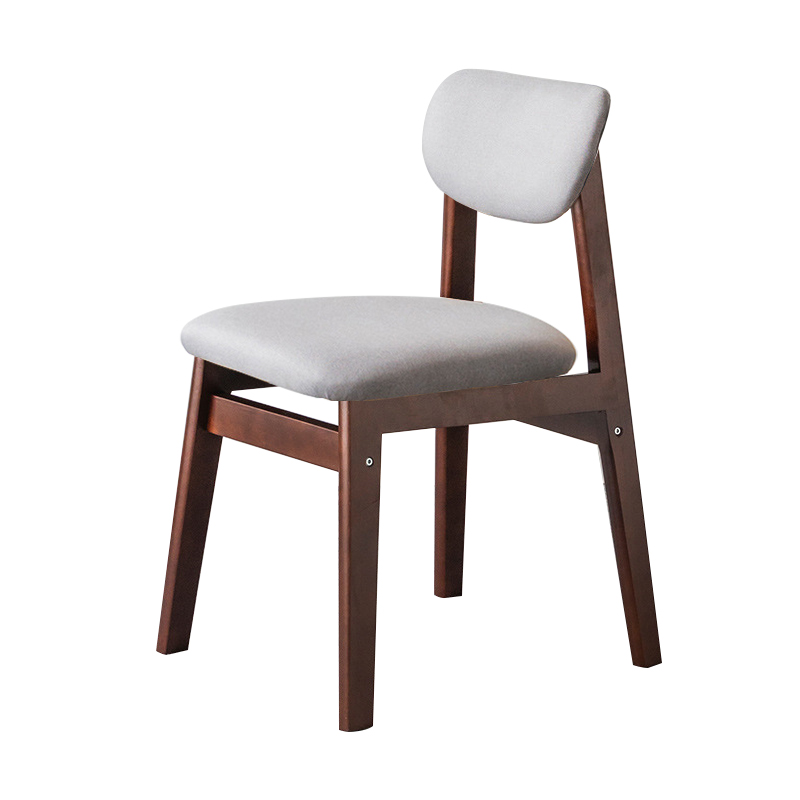Light gray [Linen] Cushion Brown Legs