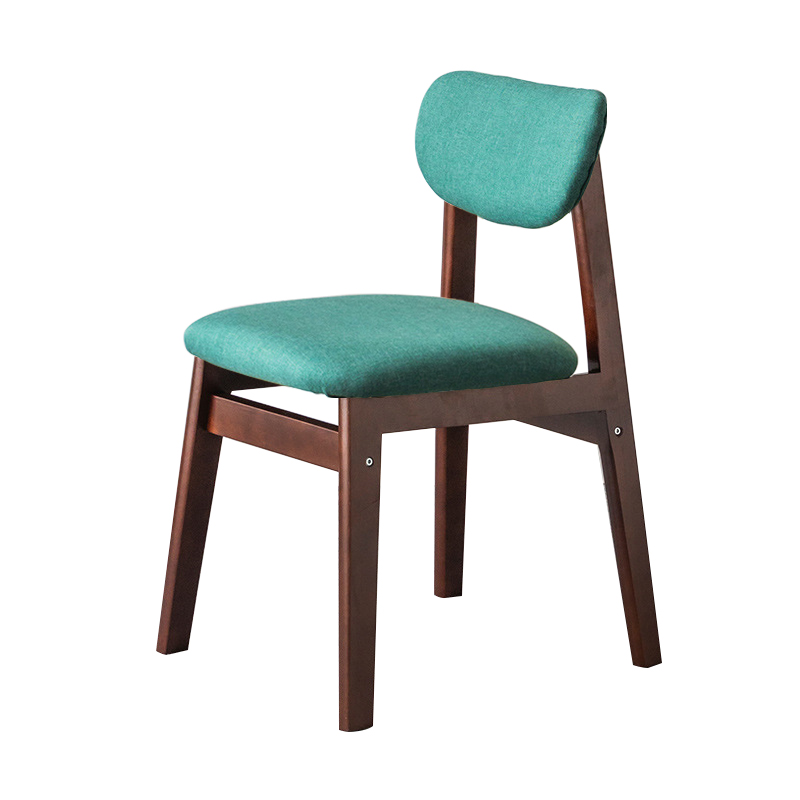 Mint Green [Linen] Cushion Brown Legs