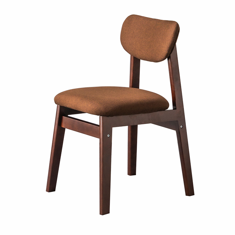 Brown [Linen] Cushion Brown Legs