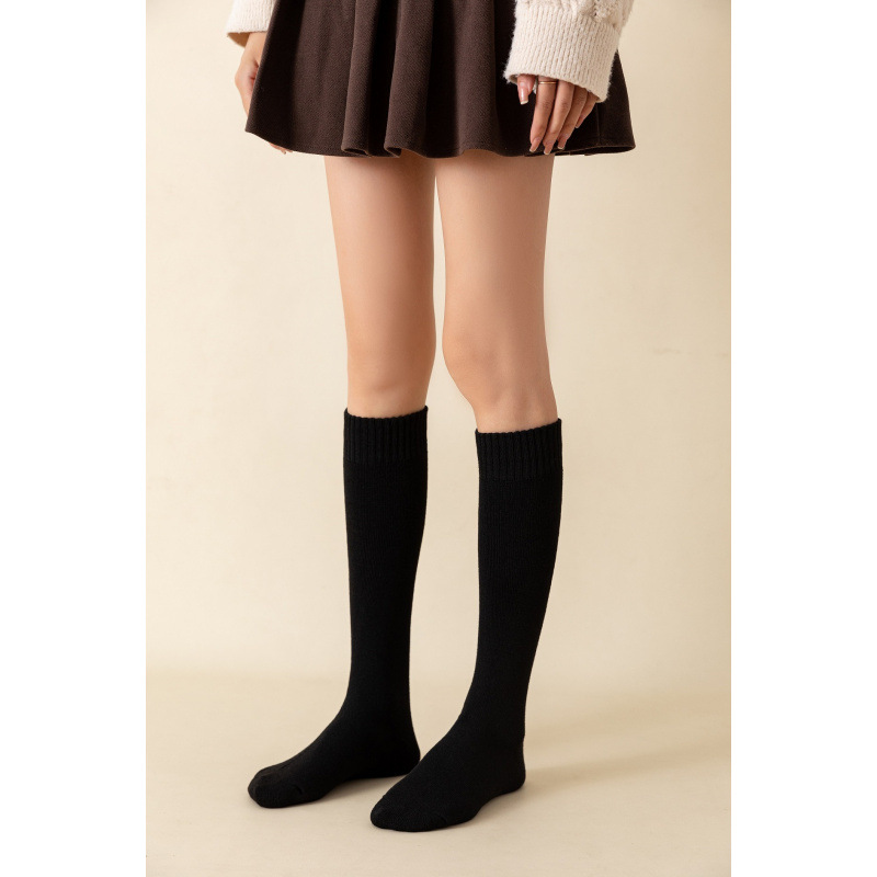 Black calf socks