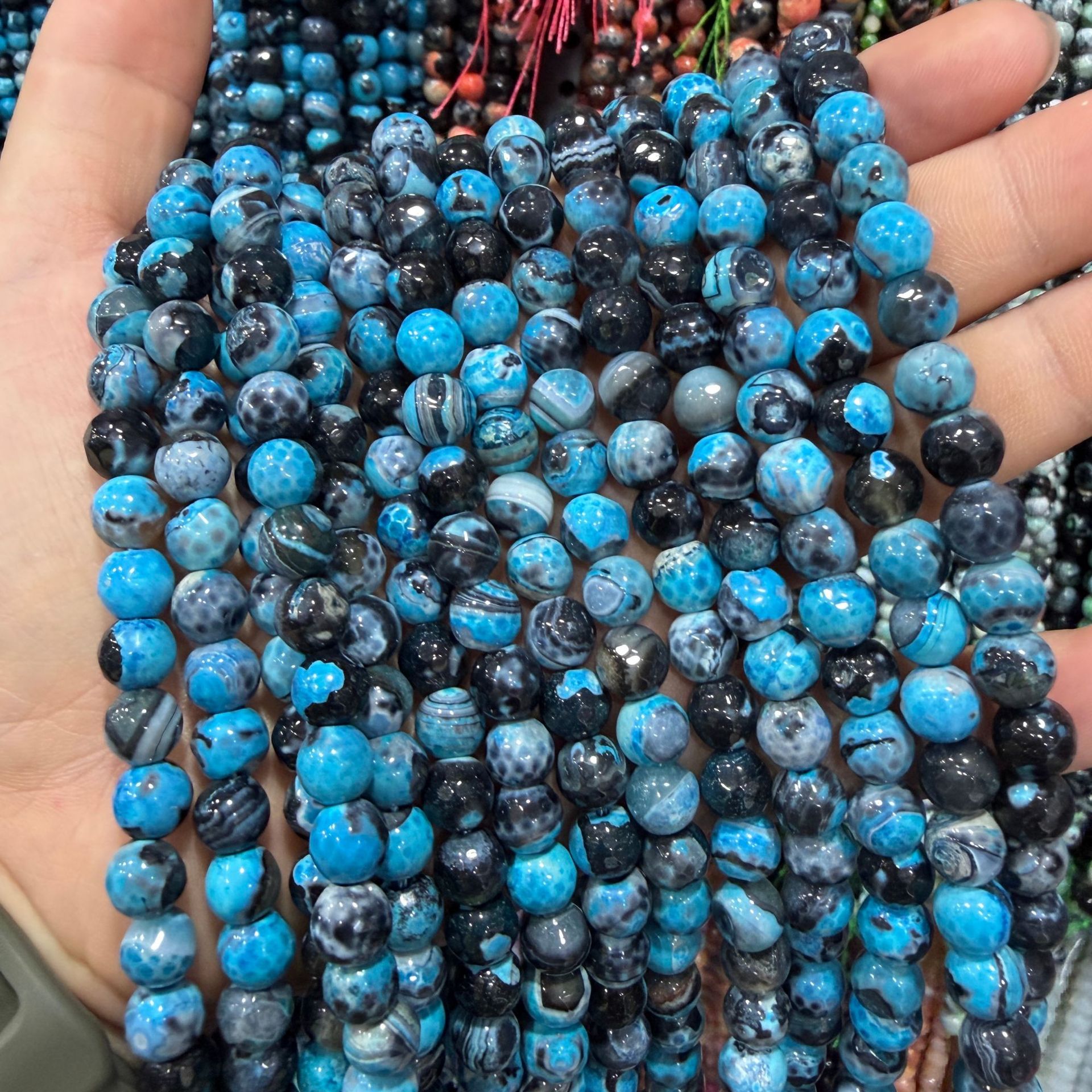 Blue 6mm/60pcs