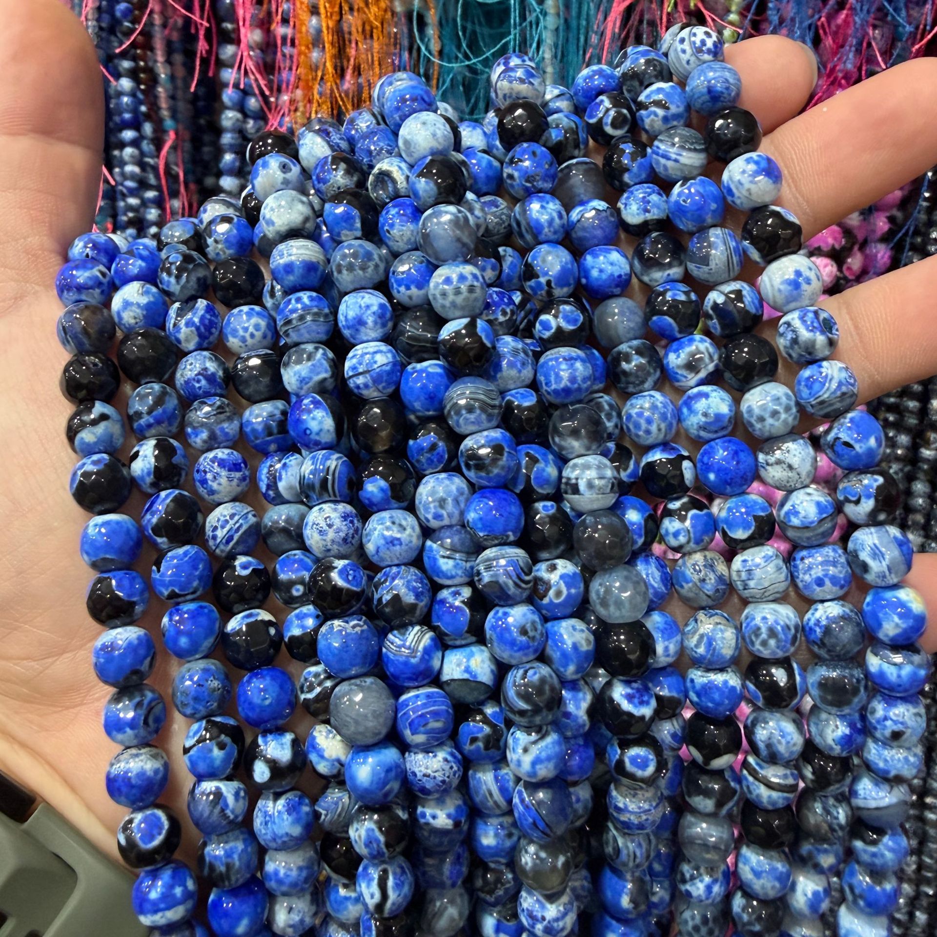 Royal blue 6mm/60pcs