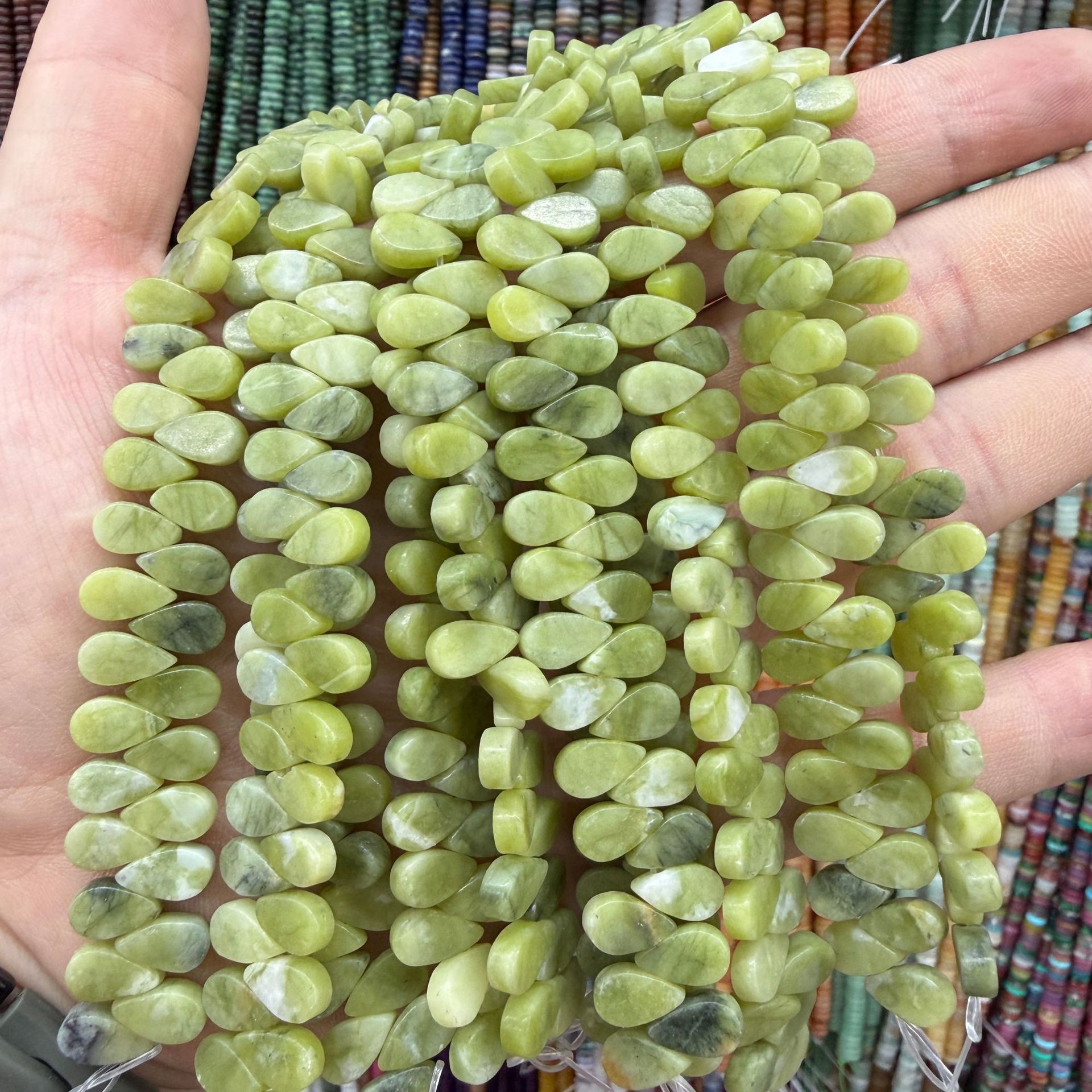 Light-colored Southern Jade 5x9mm