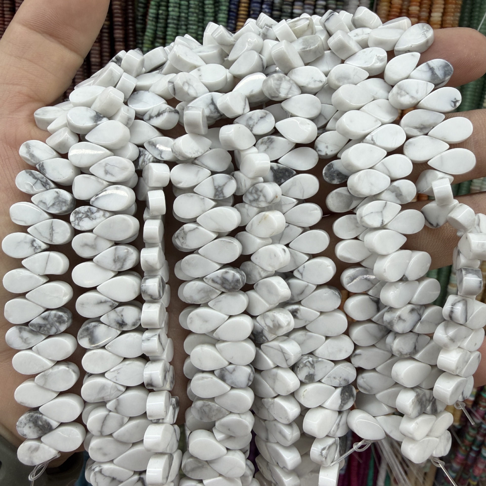 White Turquoise 5x9mm