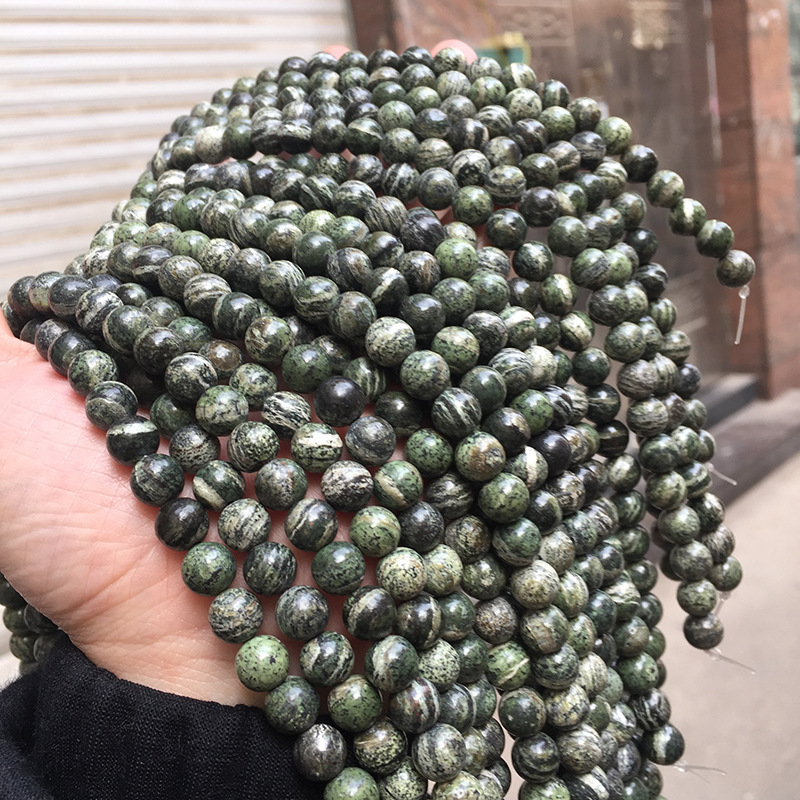 Natural Green Zebra 8MM