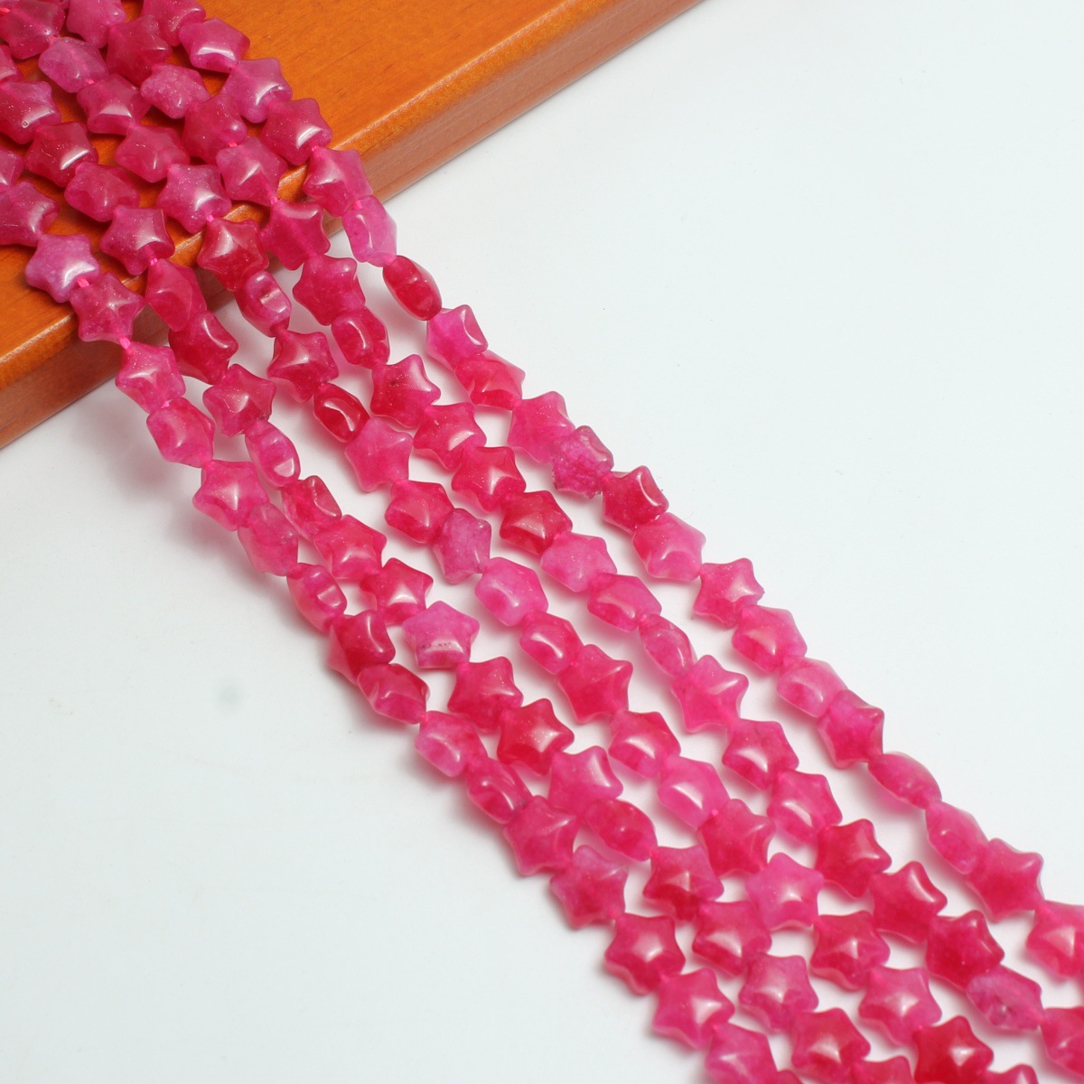 Pink jade 8x8mm