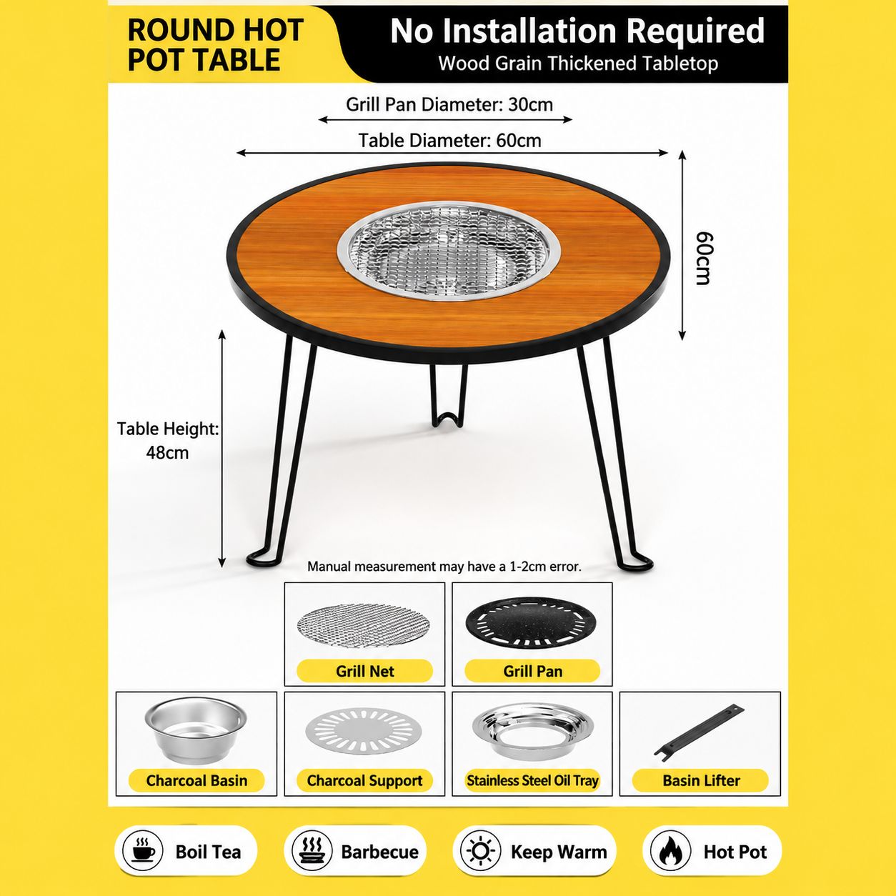 Roasting Net Set Meal Grilling Pan