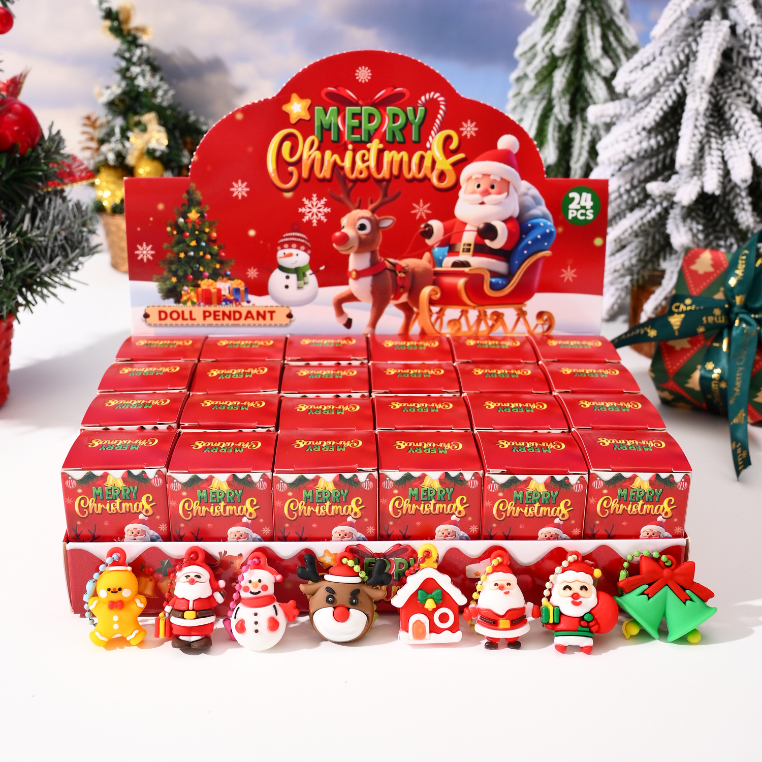 24 small boxes [christmas series] doll pendant bli