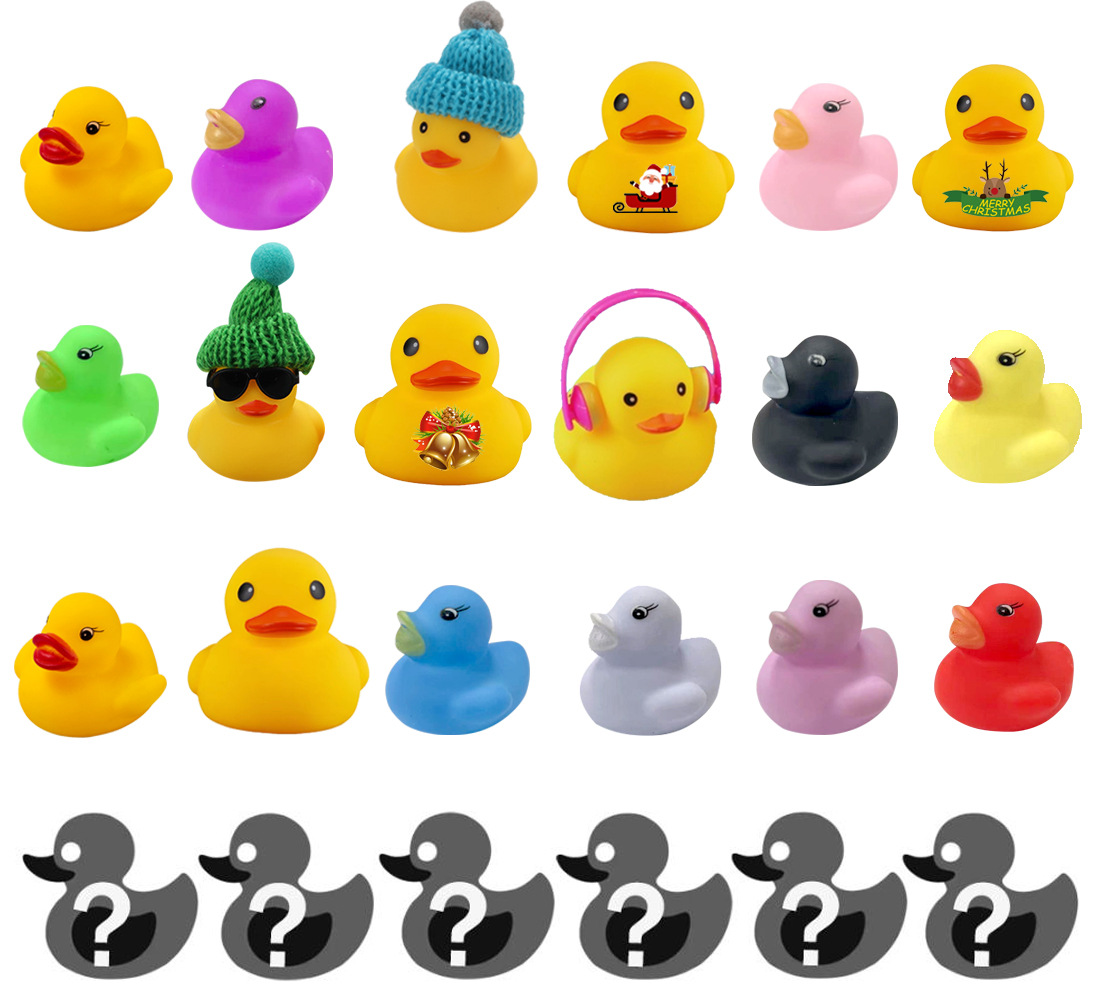 4:Christmas rubber duck advent calendar -18 ducks B
