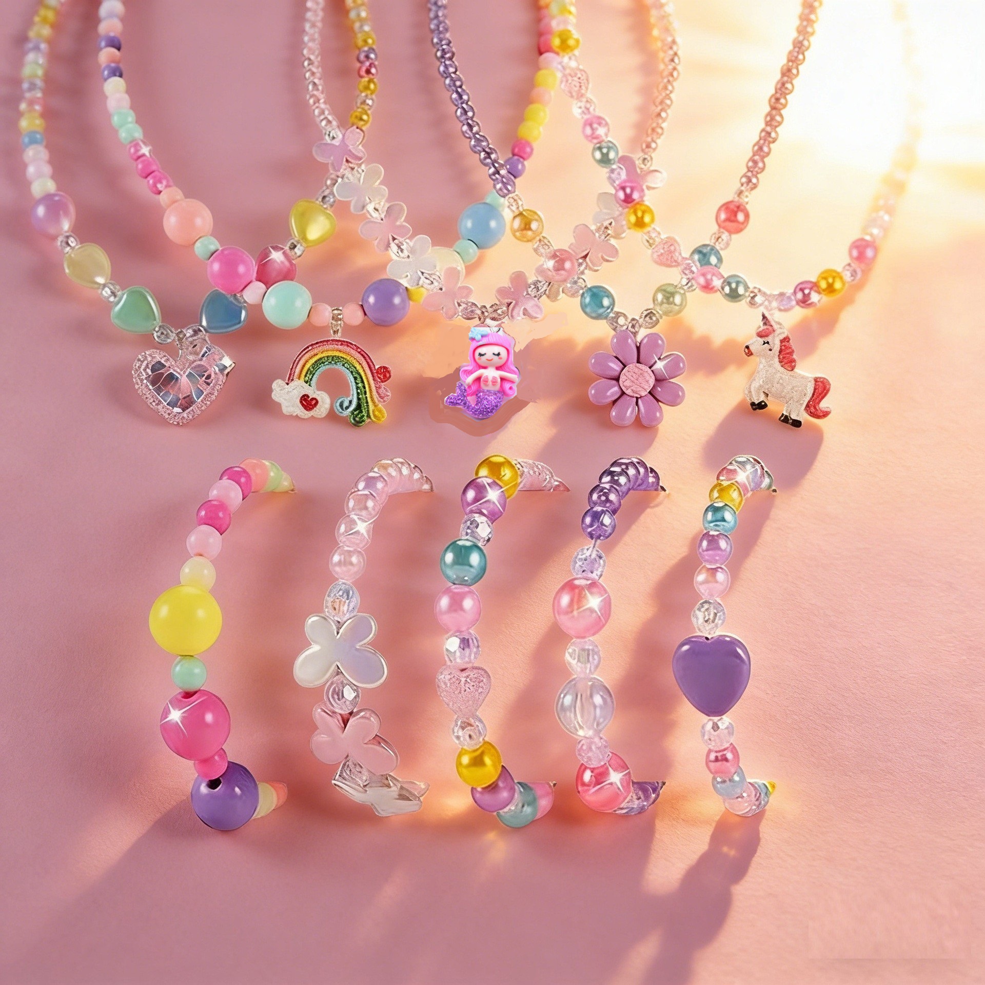 10:5 sets of bracelets and necklaces