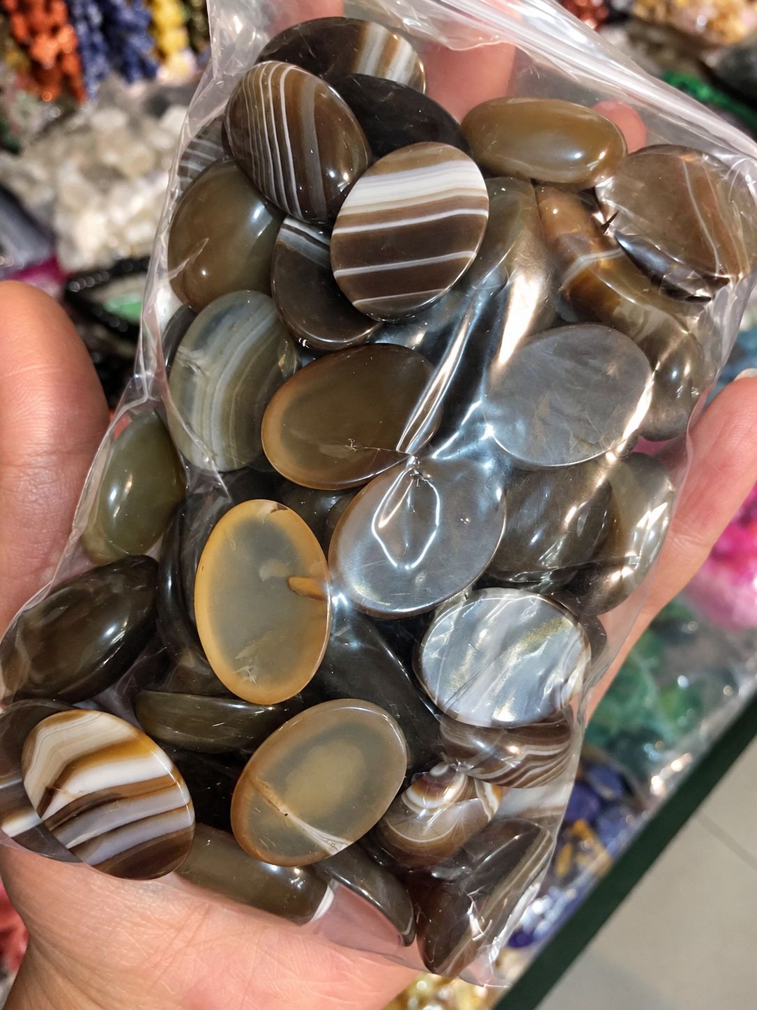 2:Coffee striped agate