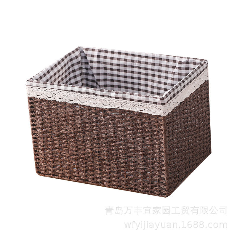 Brown-checkered lining