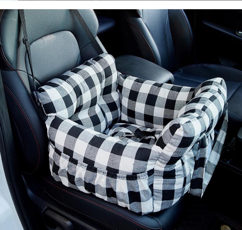 Black and white plaid