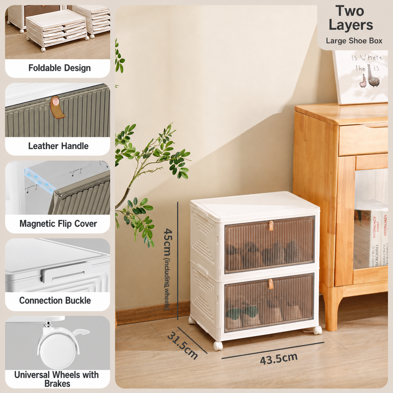 Large size 44 sides wide and two floors
