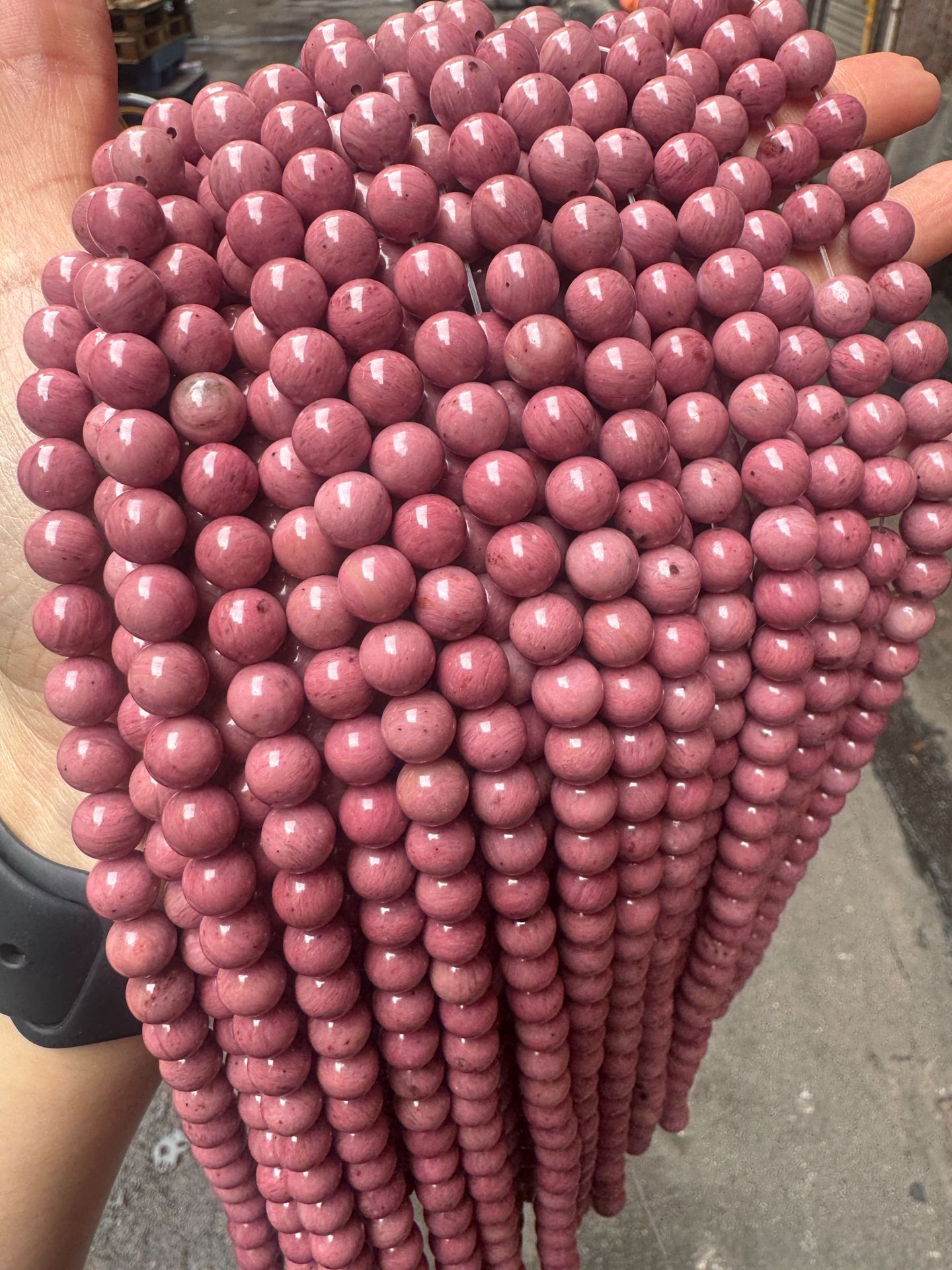 Pink 8mm (about 47 pieces)