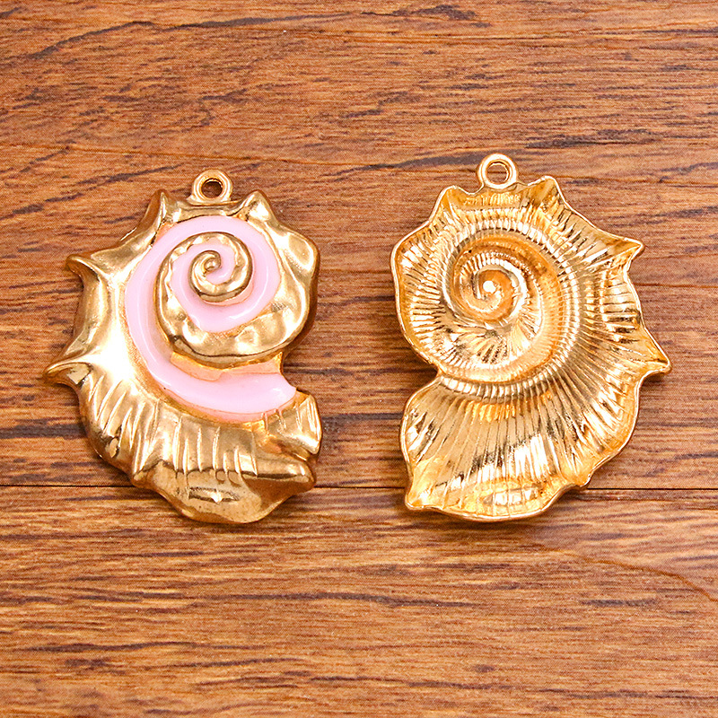 Pink oil drops