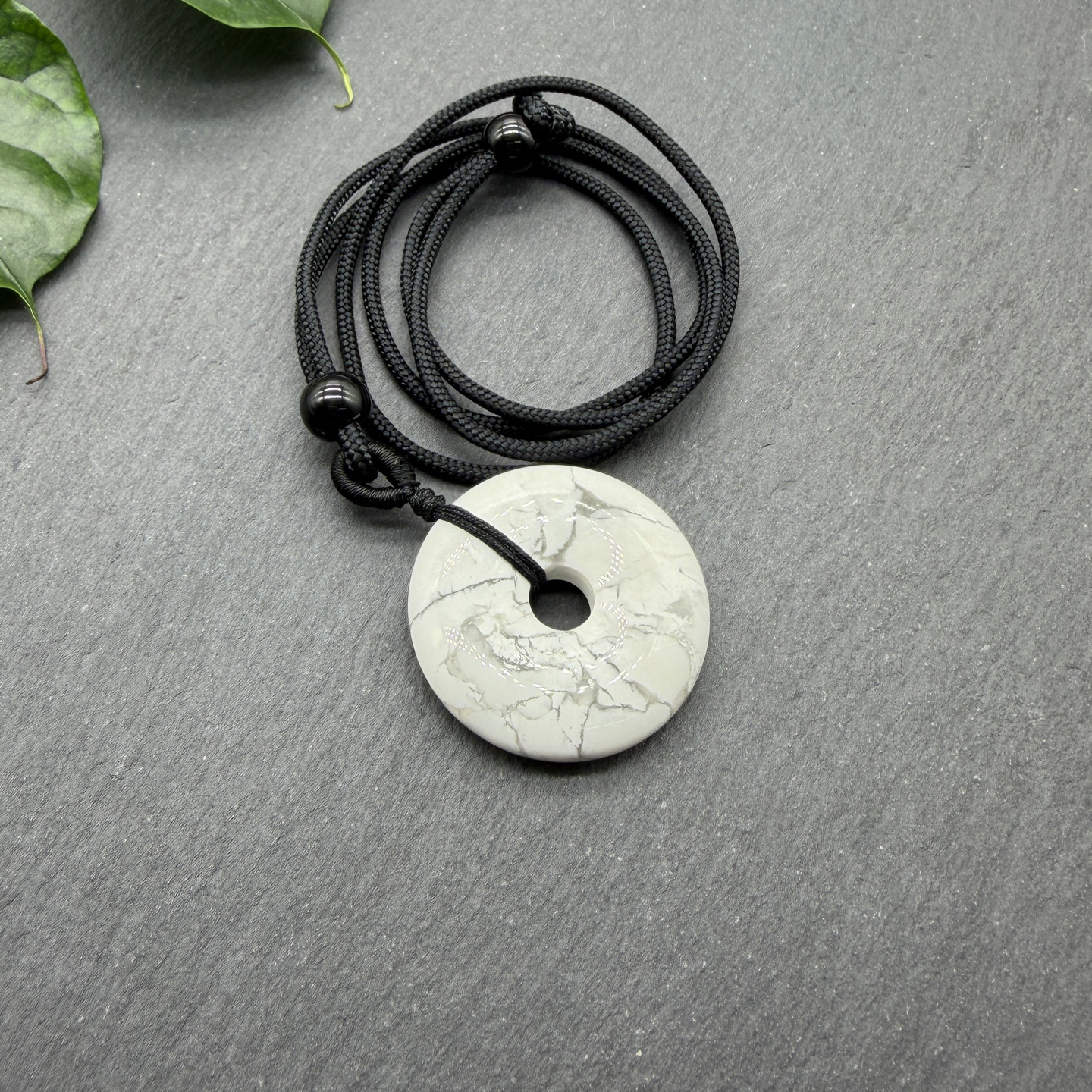 A piece of white turquoise 30mm