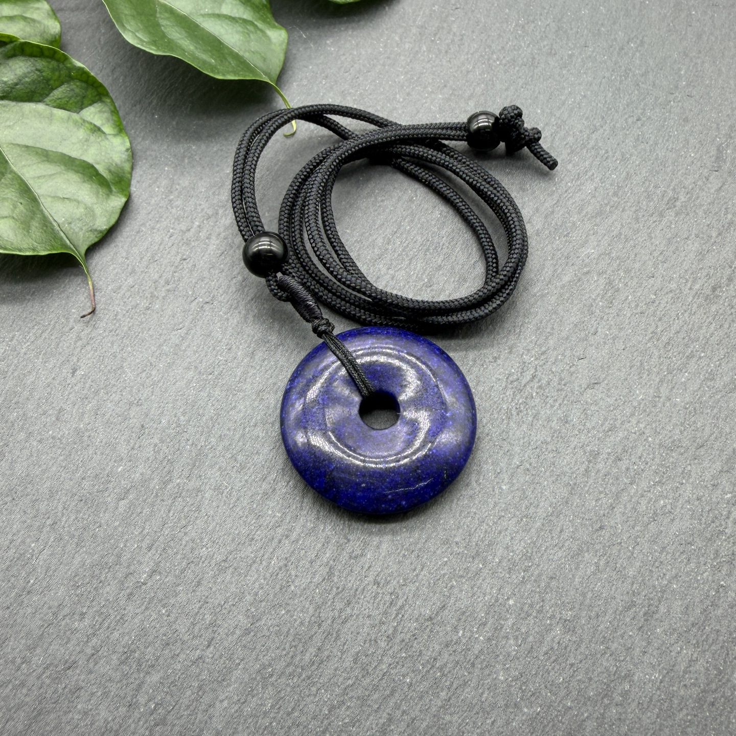 A piece of lapis lazuli with added color 30mm