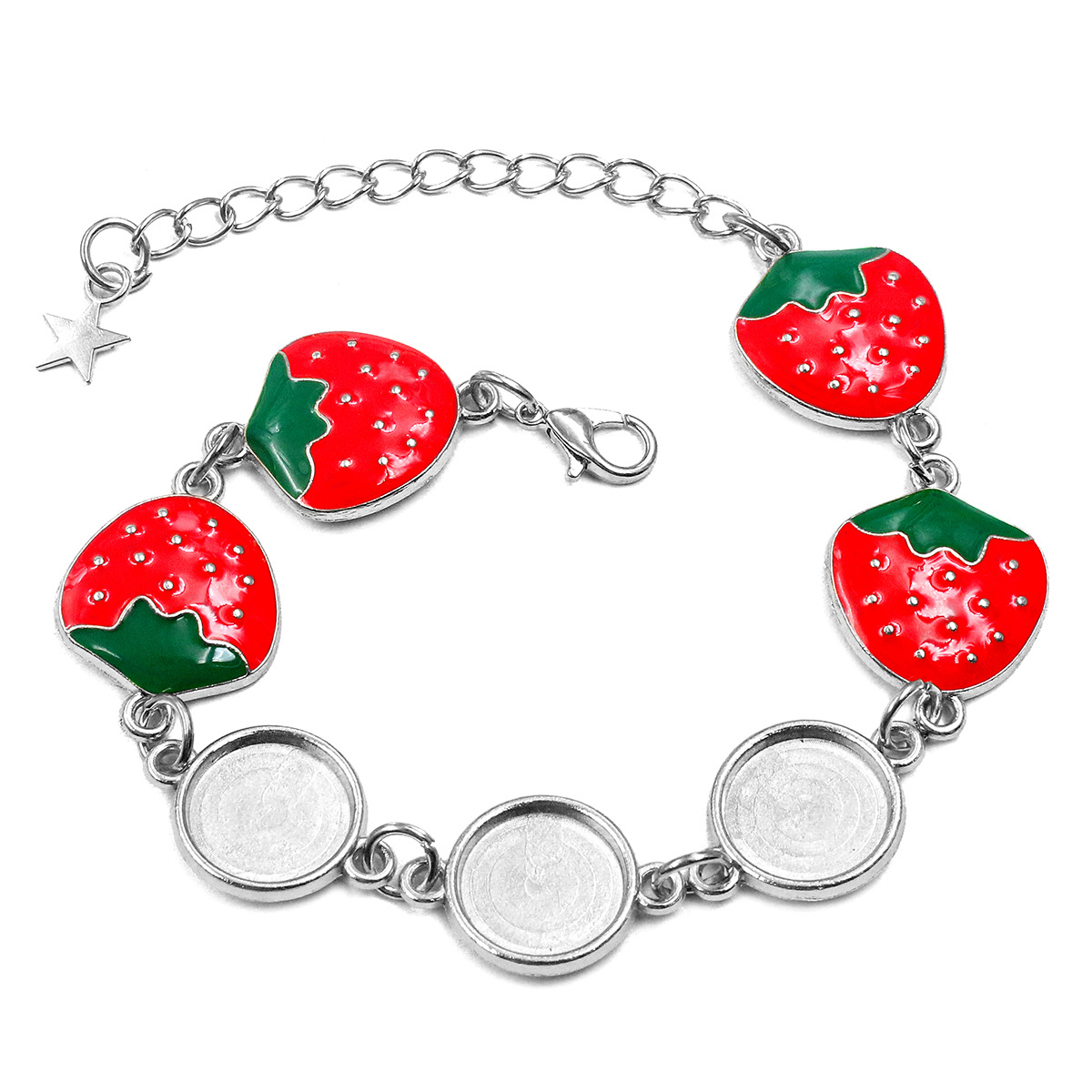 No. 9 White K Strawberry 10.9g, approximately 9.9c