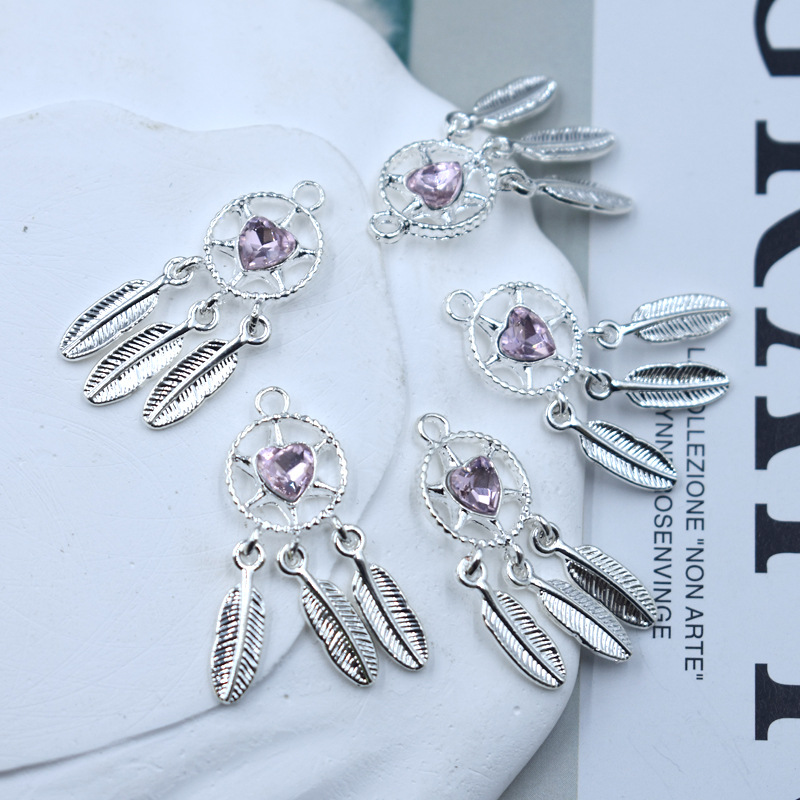 019-2 white powder heart 14*34mm/2.7g