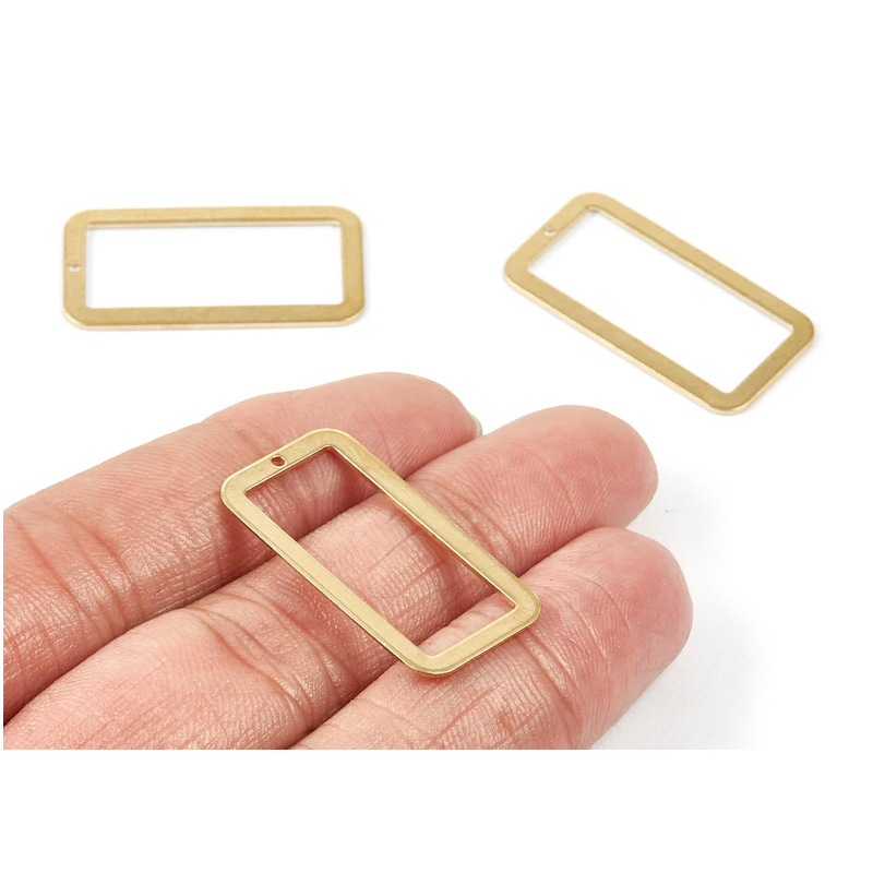 Brass original color-PP1898 31.1x16.27x0.8mm