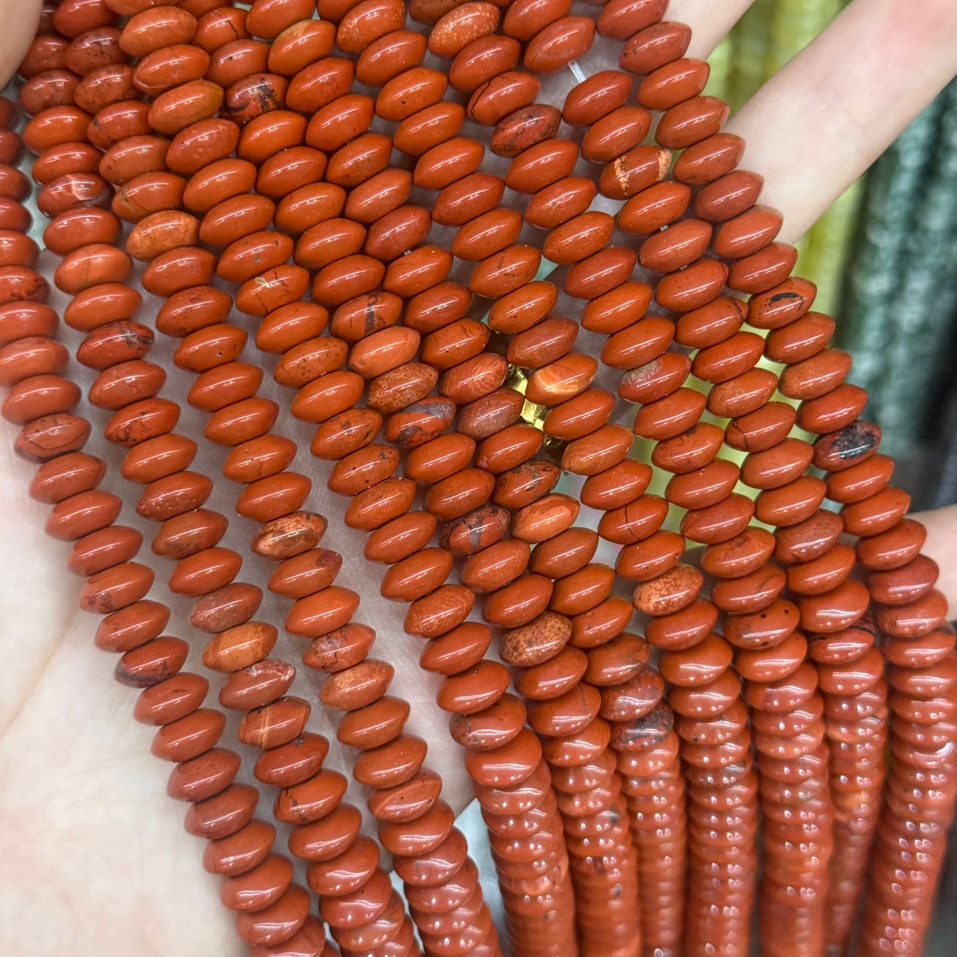 red jasper 4*8mm