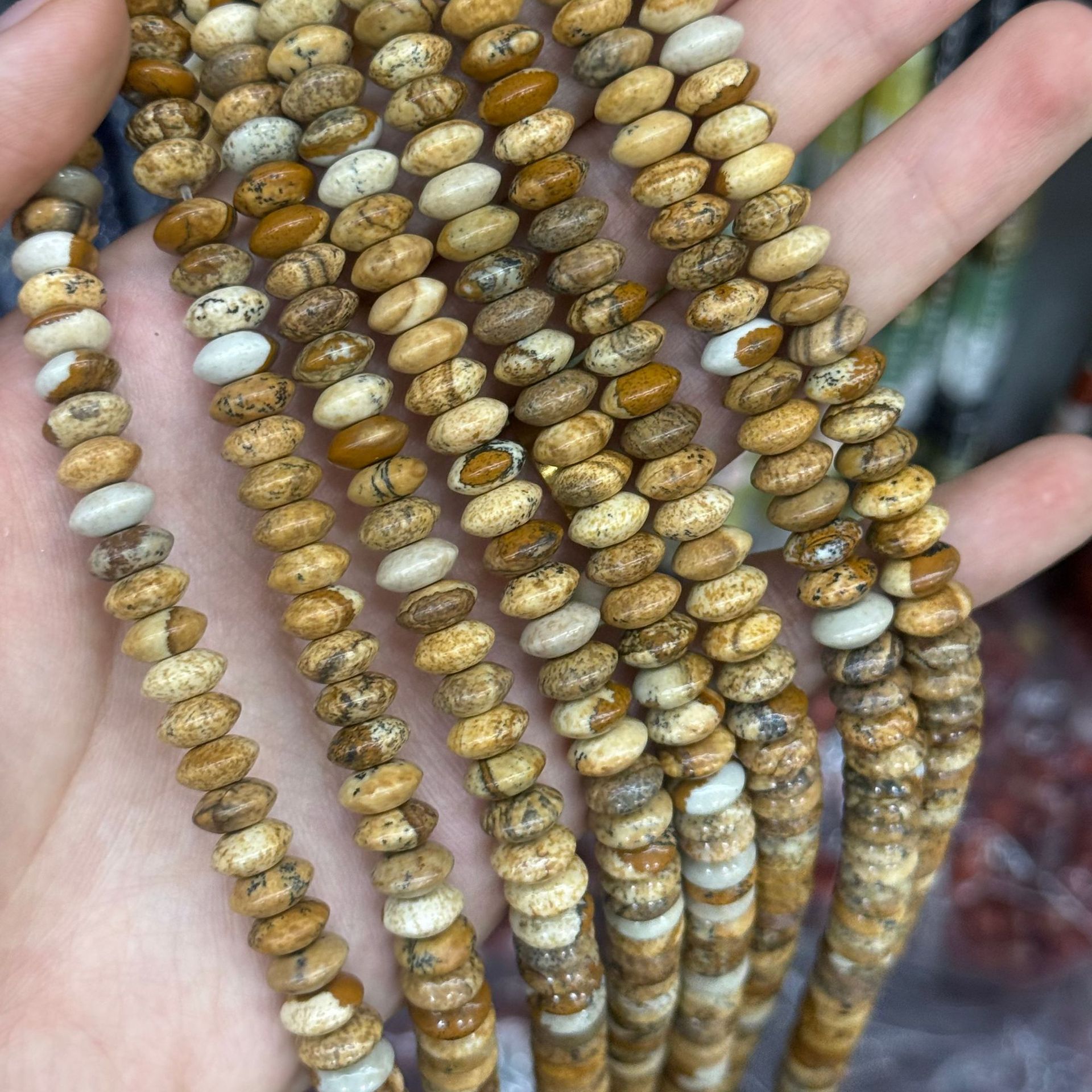 Picture Jasper 4*8mm