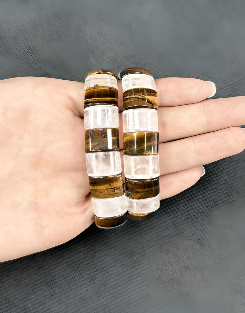 Tiger eye white crystal (with flaws