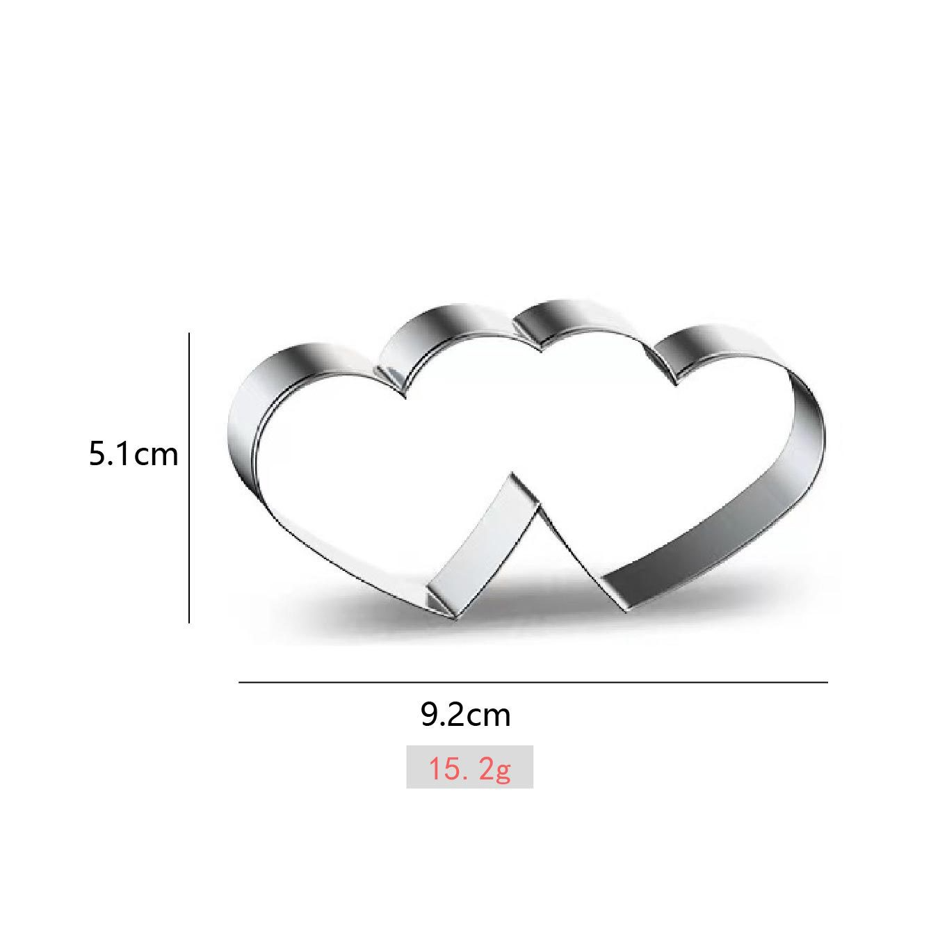 Double heart (opp)