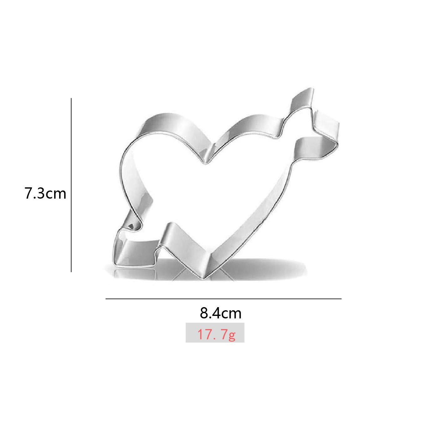 Heart piercing (opp)