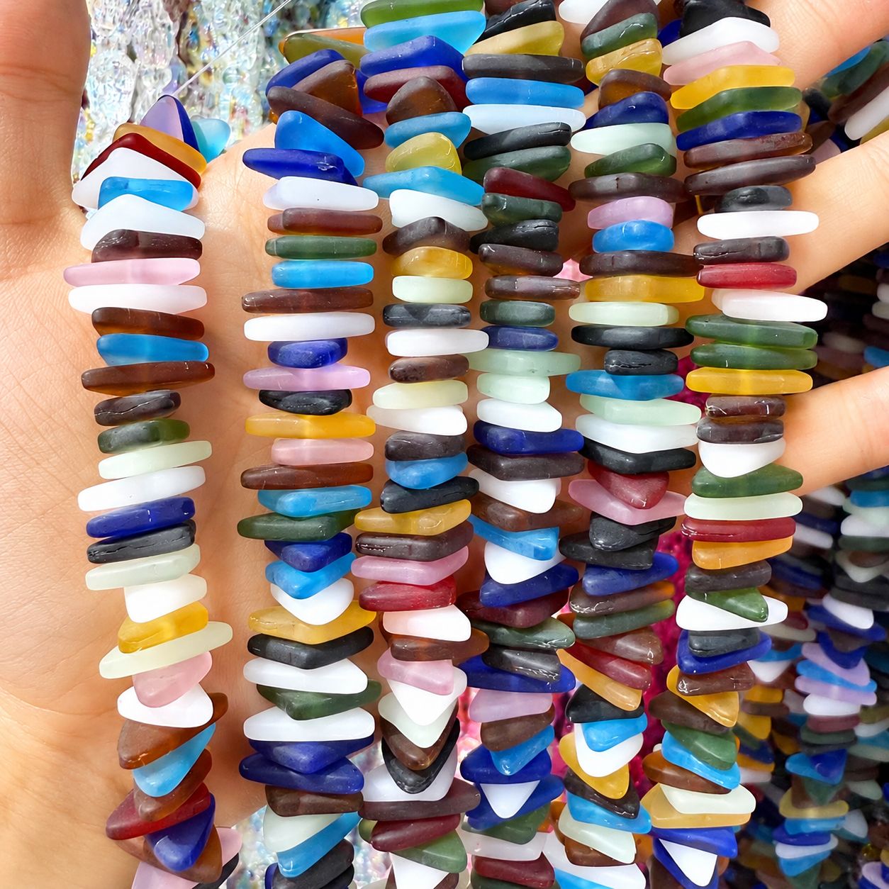 Mixed color frosted