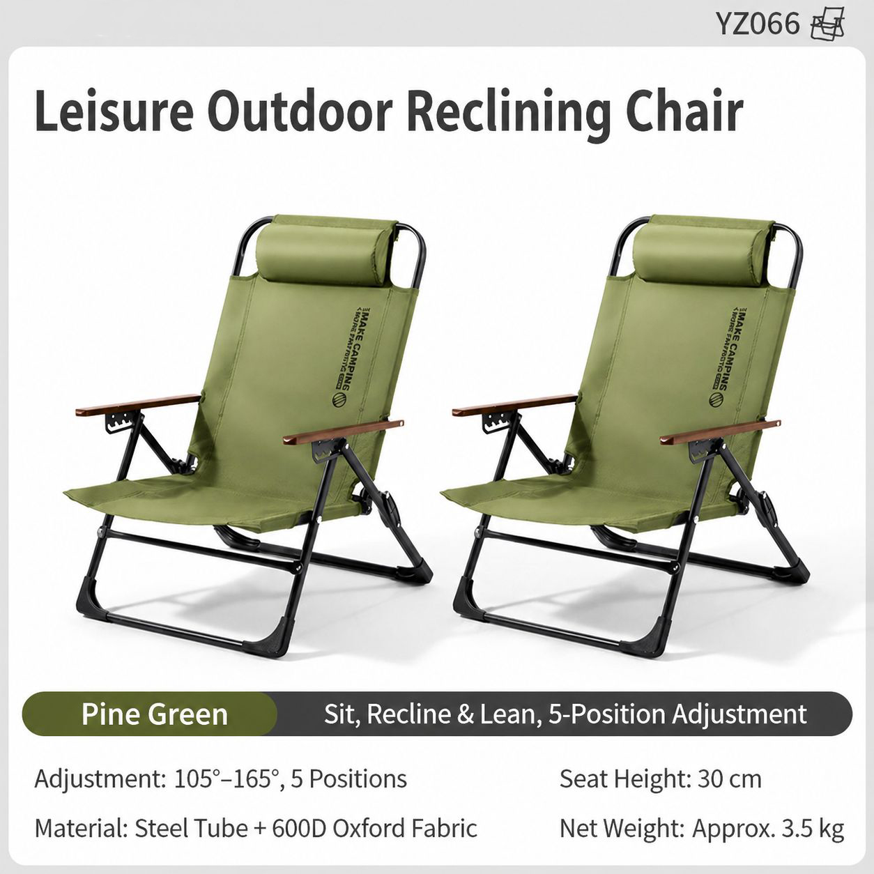 [set of 2 chairs] sea pine green