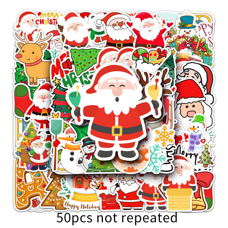 50 Christmas D-597 cards