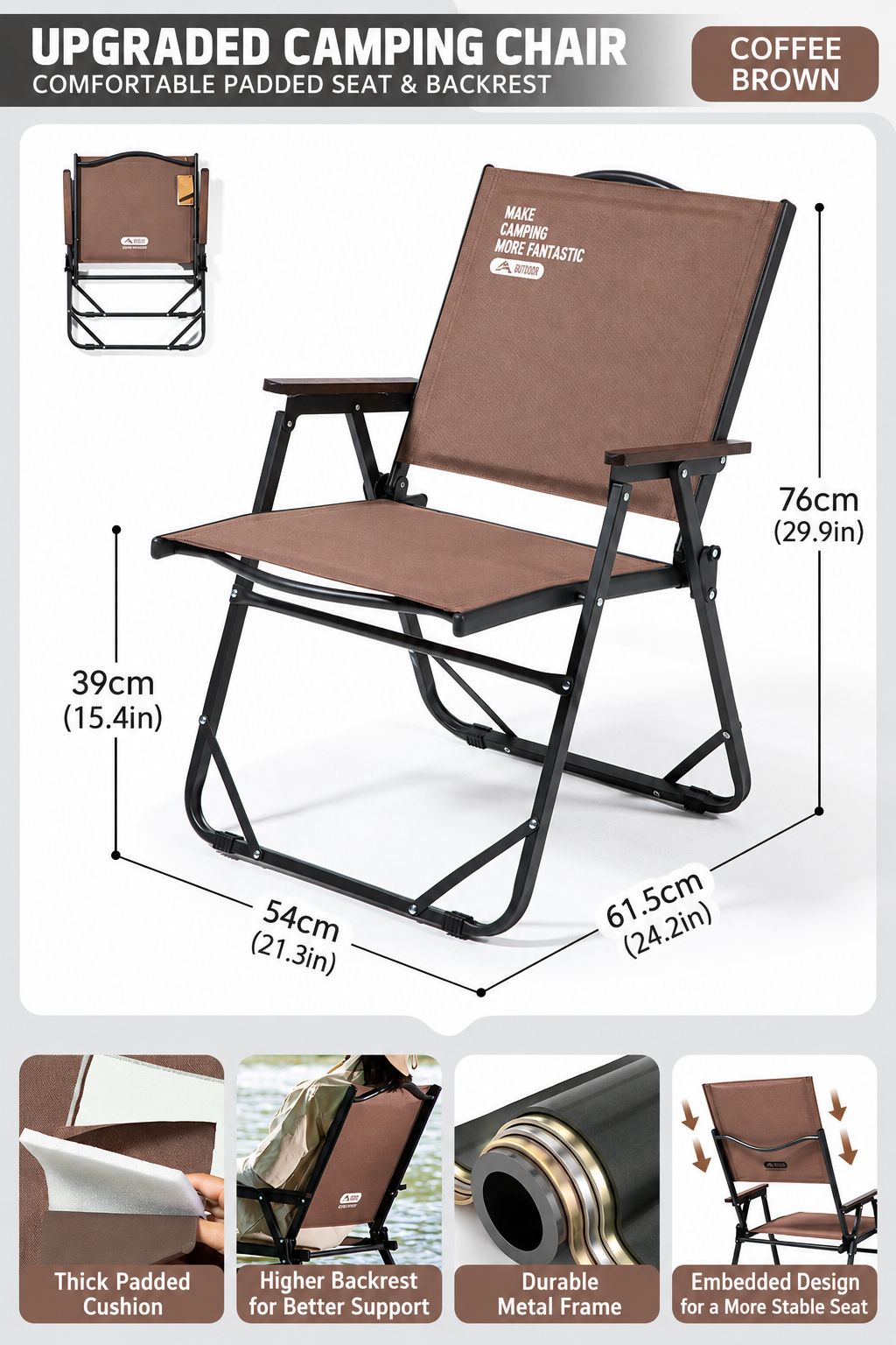 Brown-heightened version [10mm thickened sponge]