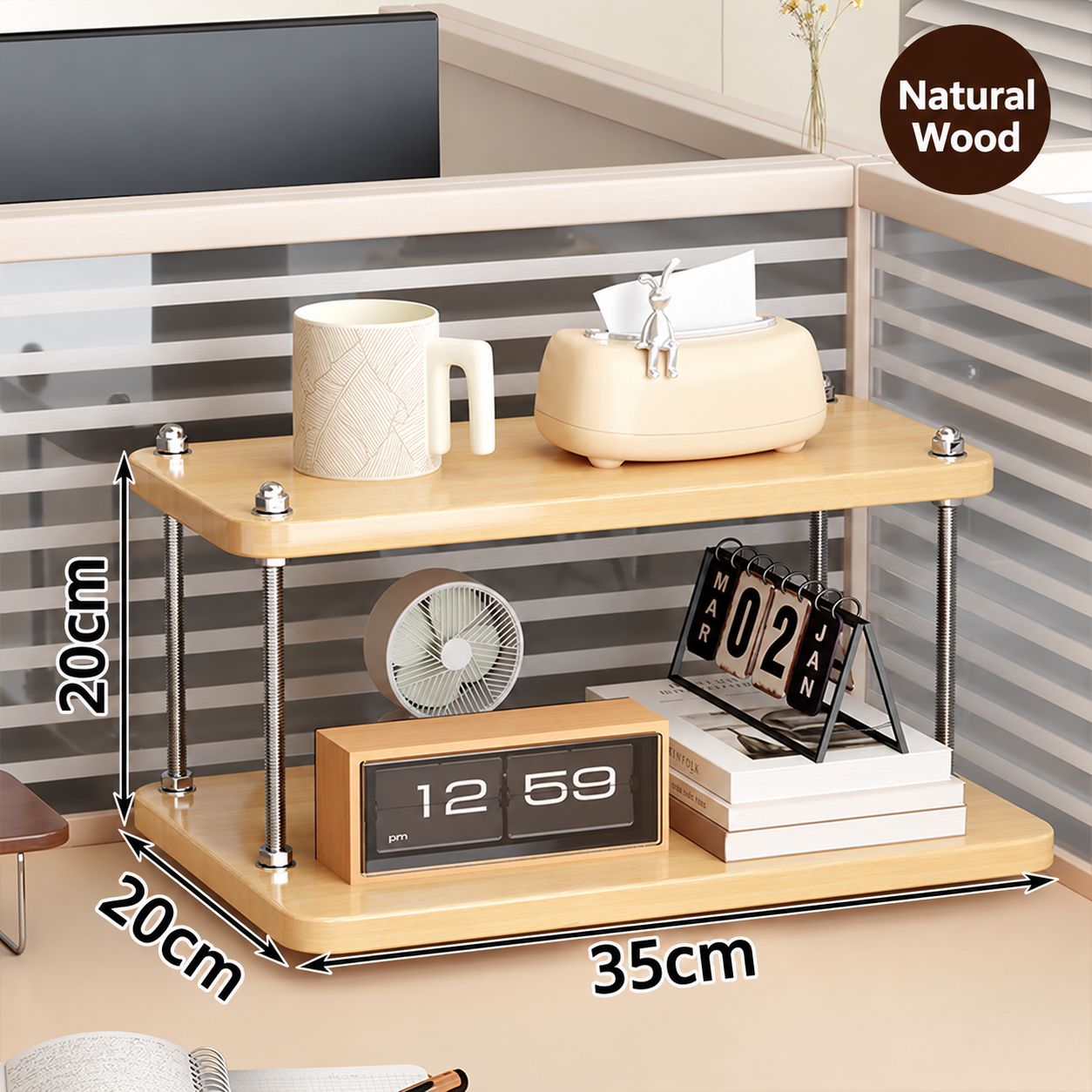 Two-layer wooden board, small size 35*20