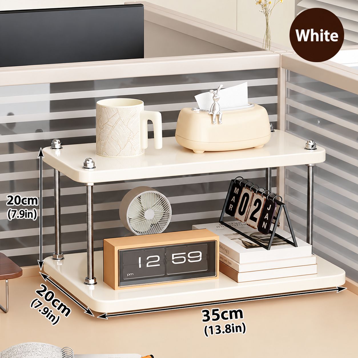 Two-layer whiteboard, small size 35*20