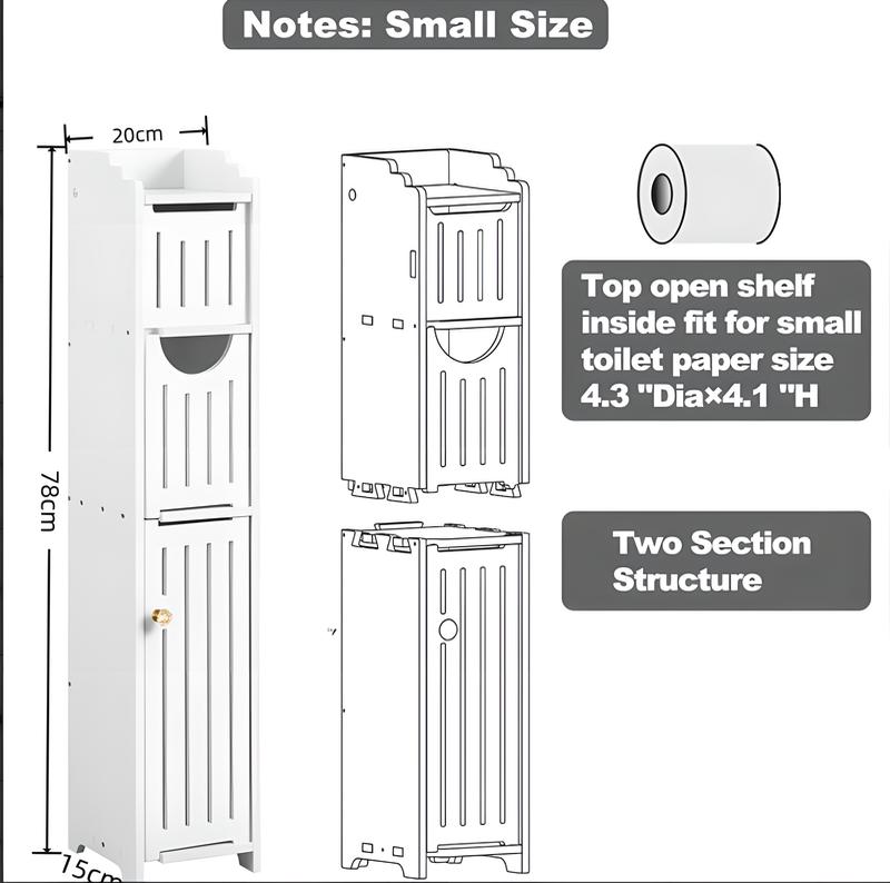 White 76*20*18 Nordic side cabinet