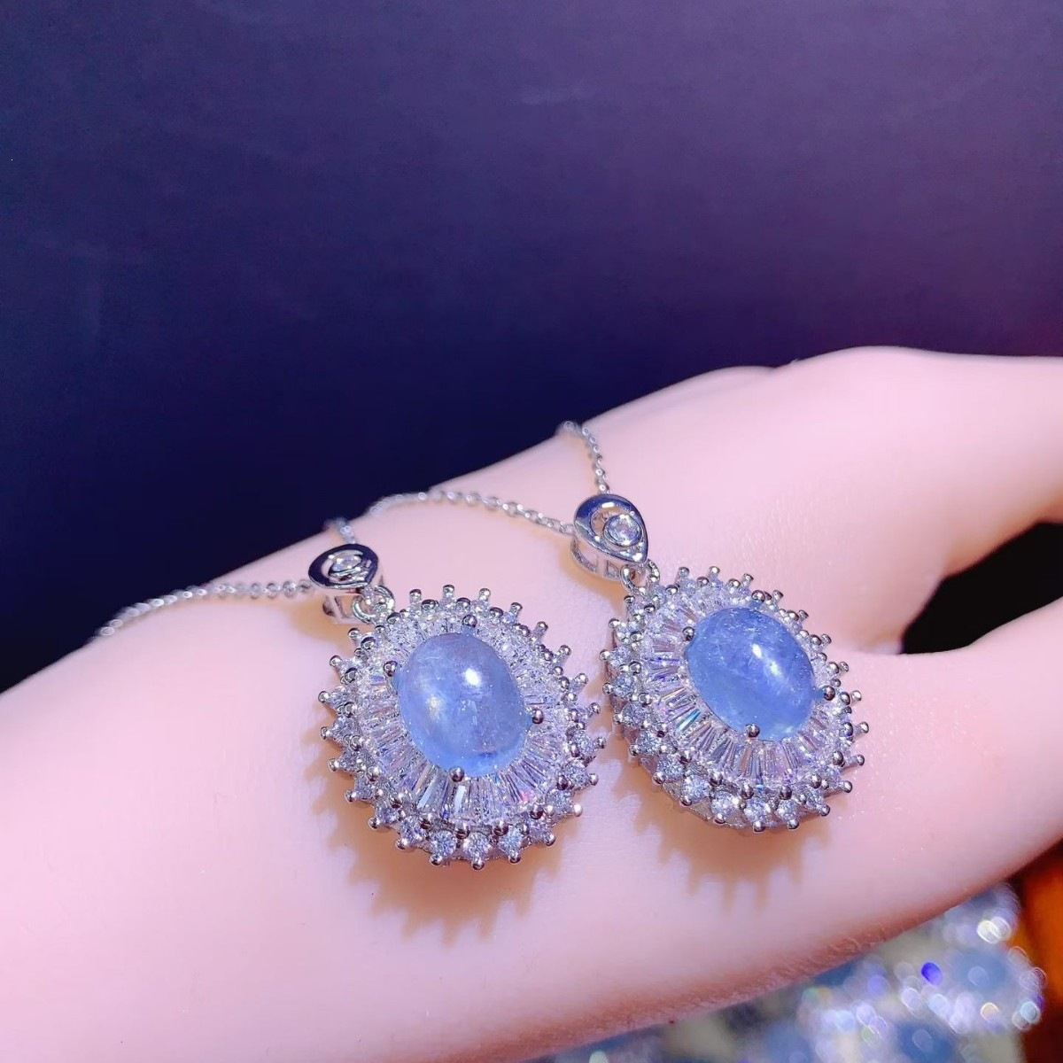 Aquamarine 23*18.5mm
