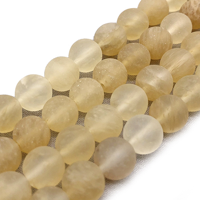 B84 Matte-Frosted Tea Watermelon 4mm/88pcs