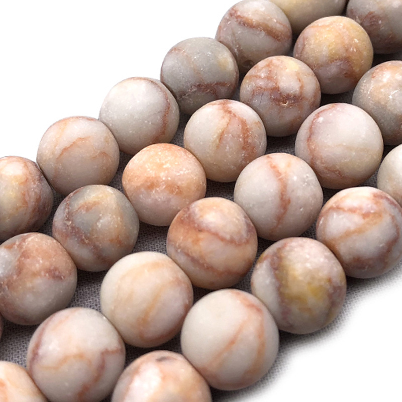 B57 Matte-Red Network Stone 10mm/38pcs