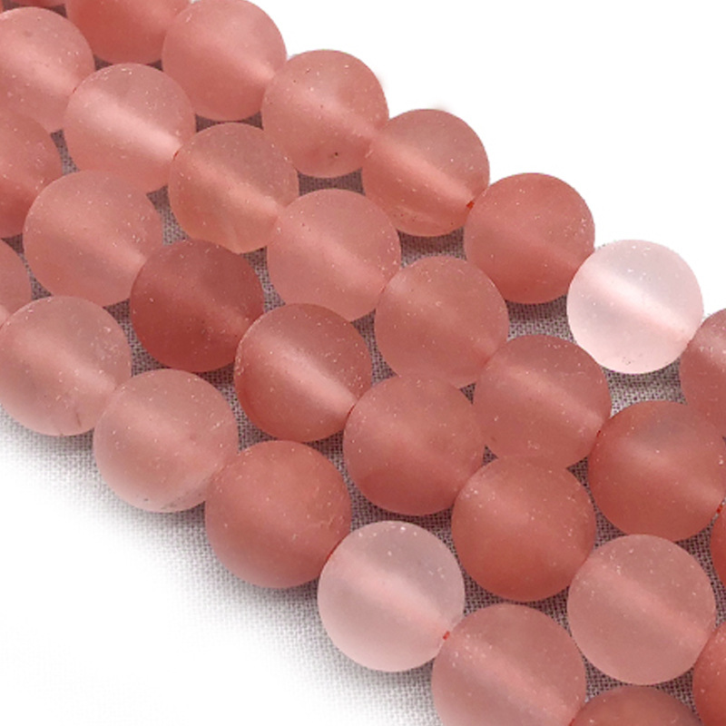 B58 Matte - Watermelon Red 6mm/58pcs