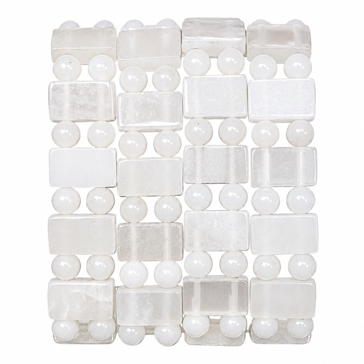 8:Natural white crystal hand sign